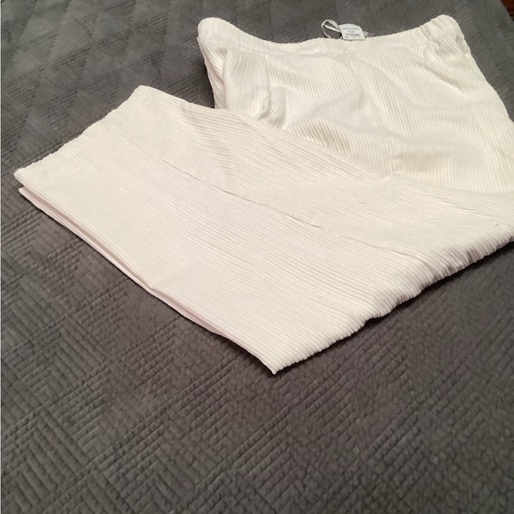 AND NOW THIS wide leg pant, size 16W, color Bone (cream) - Picture 2 of 6